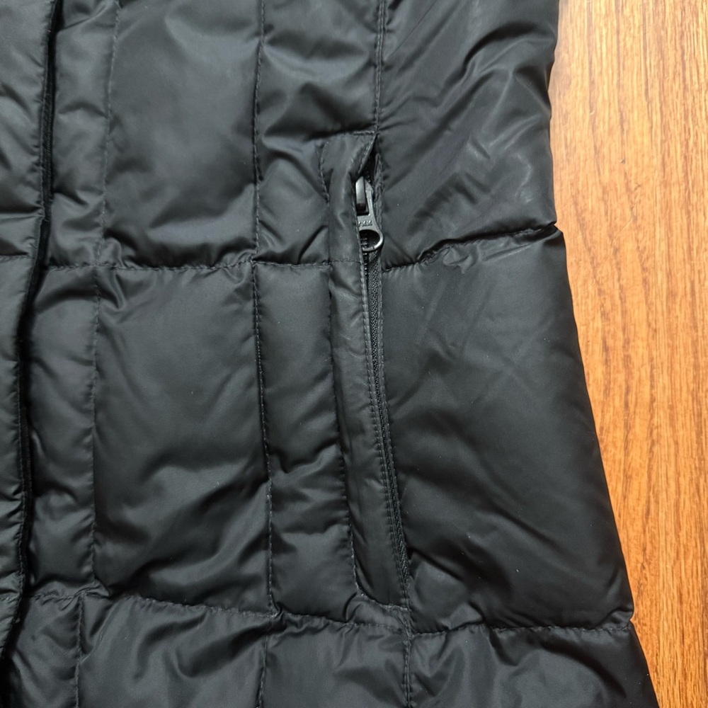The North Face down quilted parka jacket winter coat in black size XS - Picture 10 of 16